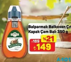 BALPARMAK BALKOVAN ÇIT KAPAK ÇAM BALI 350 G